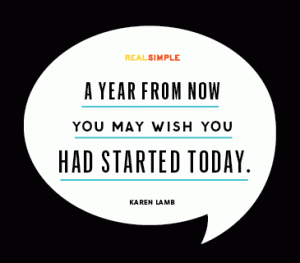 a year from now