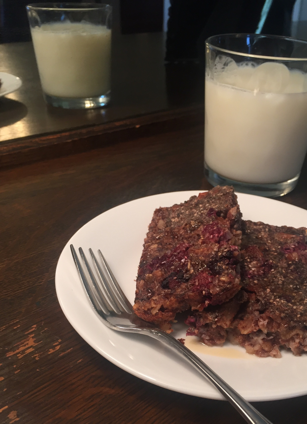 baked blueberry oatmeal